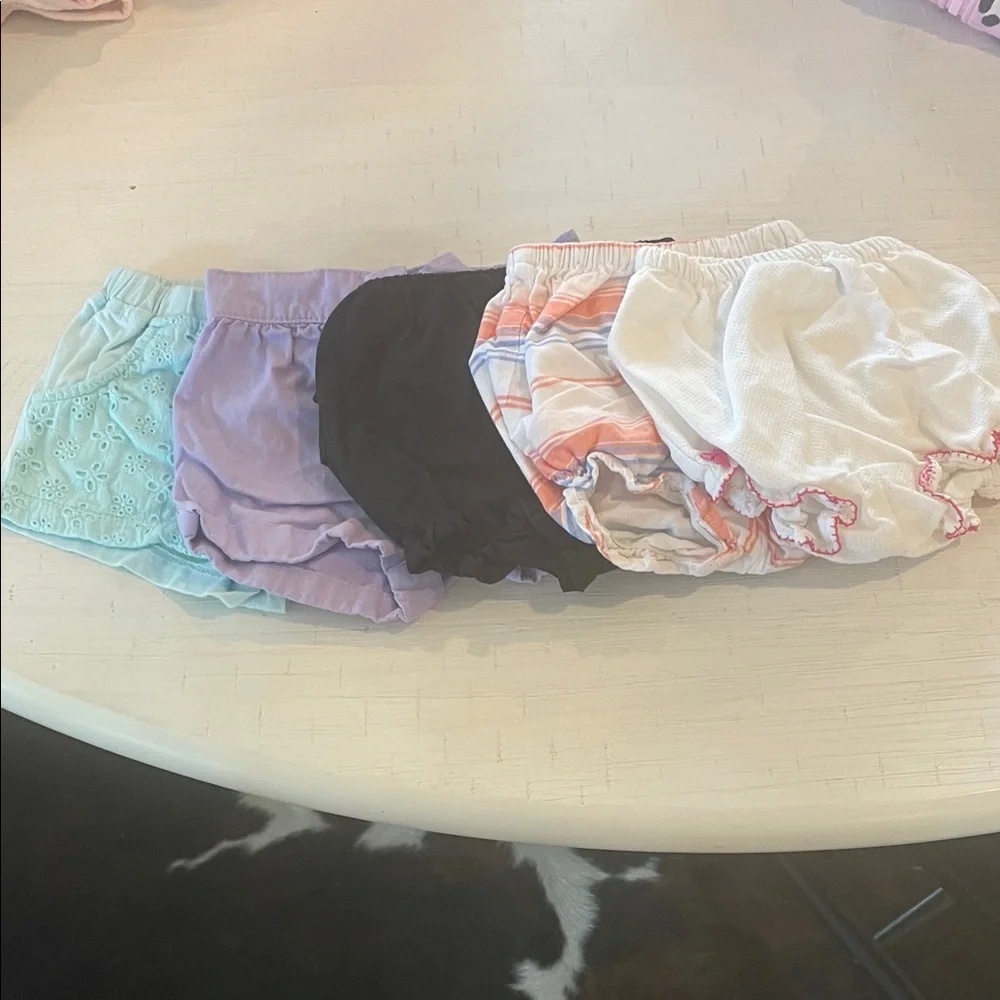 Janie and Jack Multicolor Diaper Covers Set
